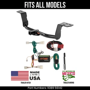 For 16 Lexus IS200t Trailer Hitch +4Way Wiring Fits All Models Curt 11389 56142 - Picture 1 of 16