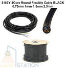 3183Y 3 Core 0.75mm 1mm 1.5mm 2.5mm PVC Flexible Lighting Cable 6A 10A 16A 25A