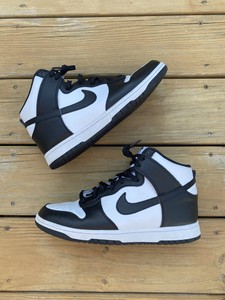 Nike Dunk High Black White 2021 for 