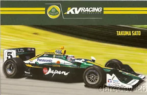 2011 Takuma Sato Lotus "2nd Version" Honda Dallara Indy Car Hero Card - Picture 1 of 1