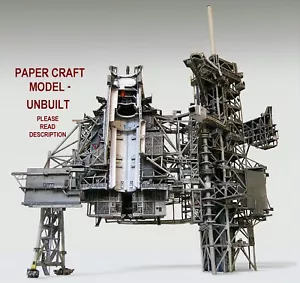Space Shuttle Launch Pad Komplex 39A 1:72 Handwerk Modell Monogramm mit Boostern LESEN - Bild 1 von 12