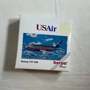 Herpa  501217 1:500 Diecast Airliner U.S. Air Boeing 737-400 - Picture 1 of 1