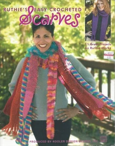 Ruthie's Easy Crocheted Scarves ~ Leisure Arts  - 11 Patterns - Picture 1 of 2