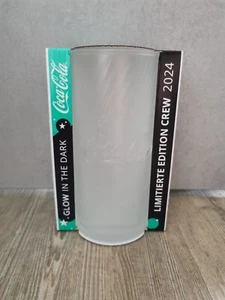 McDonald's Coca Cola Glas Limitiert Edition Crew 2024 Neu *Glow In The Dark*  - Bild 1 von 3