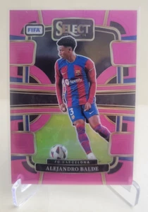 2023-24 SELECT FIFA ALEJANDRO BALDE PINK PRIZM TERRACE #26 Ser #61/75 BARCELONA - Picture 1 of 2