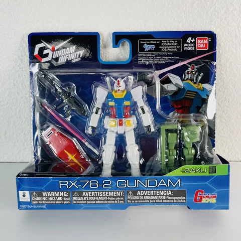 Bandai Gundam Infinity Series: RX-78-2 GUNDAM 4" Action Figure (2021) NEW Cover