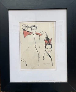 Beautiful Lillian August Collection Vintage Fashion Print . - Picture 1 of 8