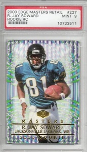 R. JAY SOWARD 2000 EDGE MASTERS RETAIL ROOKIE #227 PSA MINT 9 JAGUARS (CC) - Bild 1 von 2