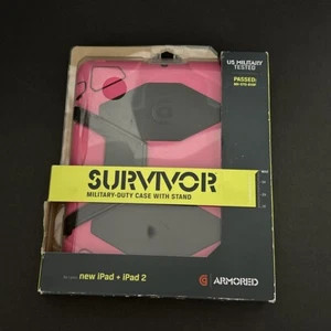 Heavy Duty Griffin Survivor All-Terrain Case with Stand for iPad - I Pad 2 - Picture 1 of 4