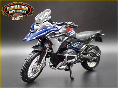 BMW R 1200 GS 2017 SPORTS BIKE MOTORCYCLE 1/18 SCALE DIORAMA DIECAST MODEL BIKE - Image 1 of 4