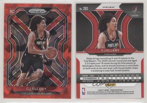2020-21 Panini Prizm Red Ice Prizm CJ Elleby #283 Rookie RC