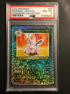 PSA 8 - Nidorino 56/110 Reverse Holo 2002 Legendary Collection - Picture 1 of 2