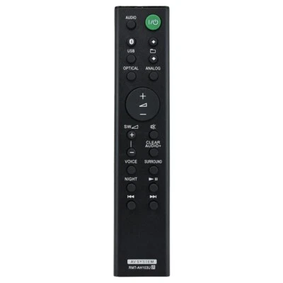 New RMT-AH103U For Sony Sound Bar AV System Remote HT-CT80 HT-CT80BT SA-CT80 - Image 1 of 4