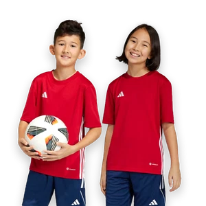 adidas Tabela 23 Jersey Kids Football Soccer Red Sport T-Shirts HS0539 - Picture 1 of 6