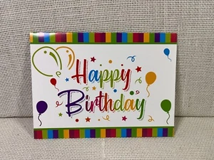 Habitat Hope Greeting Collection Balloons Happy Birthday Wishes Greetings Card - Picture 1 of 8