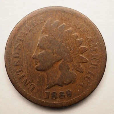 CENTAVO CABEZA INDIA 1869 **BONITO ** - ¡ENVÍO GRATUITO! M3195 Foto 1 de 2