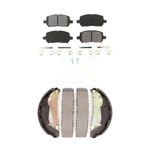 Transit Auto Front Rear Semi-Metallic Brake Pads And Drum Shoes Kit Replaceme... - Picture 1 of 3