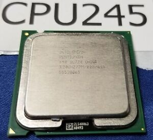CPU245 - Intel Pentium 4 SL7Z8 3.20 GHz Socket 775 CPU Processor - USED