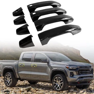 for Chevrolet Colorado 2023-2025 Door Handle Decorative Cover 8pcs Glossy Black - Foto 1 di 4
