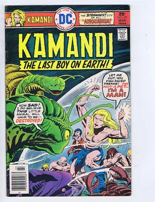 Kamandi, The Last Boy on Earth #39 DC 1976 Jack Kirby Art, The Airquarium ! - Image 1 of 2