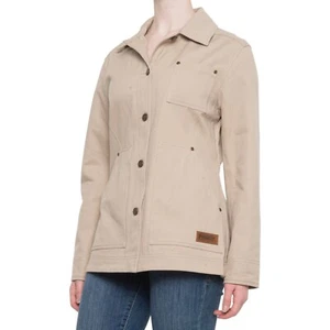 Pendleton Jacket Women's Blaine Canvas Barn Coat Button-up, Plaza Taupe 83199 - Picture 1 of 9