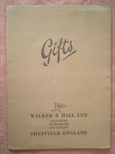 Walker & Hall Sheffield England Goldsmiths Silversmiths & Cutlers Catalogue 239