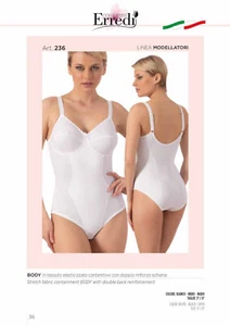 Body Erredi art. 236 in tessuto elasticizzato contenitivo - Imagen 1 de 1
