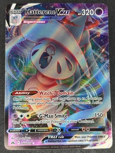 Pokemon TCG: Hatterene Vmax 066/159 SWSH: Crown Zenith Ultra Rare NM Condition - Picture 1 of 2