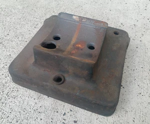 Vintage Cast Iron Electric Motor Mount Lathe Grinder Tool Bracket - Picture 1 of 5