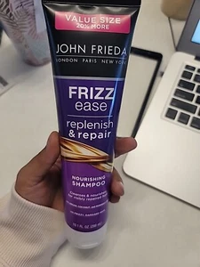Champú anti frizz John Frieda con aceite de argán y aceite de coco para daños y... - Imagen 1 de 2