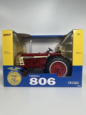1/16 Scale Farmall 806 Tractor Narrow Front FFA Die-Cast Ertl - Image 1 of 4