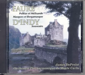 Koch CD 3-7348-2 Fauré:Pelléas + Masques + D'Indy:Souvenirs - DePreist - Monte C - Picture 1 of 2