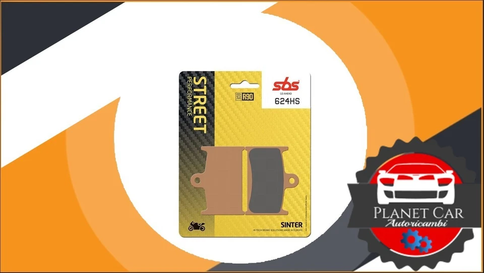 Pasticche Anteriori SBS HS Sinter Per TRIUMPH DAYTONA 900 1994 1995 1996  624 HS Foto 1 de 1