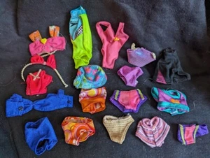 Swim Suit Beach Wear Bikini Tops Doll Clothing Lot Clothes Barbie Lot of 18 - Picture 1 of 1