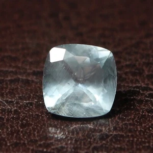 1.80Ct Natural Blue Aquamarine Cushion Faceted Loose Gemstone Aquamarine Stone - Picture 1 of 3