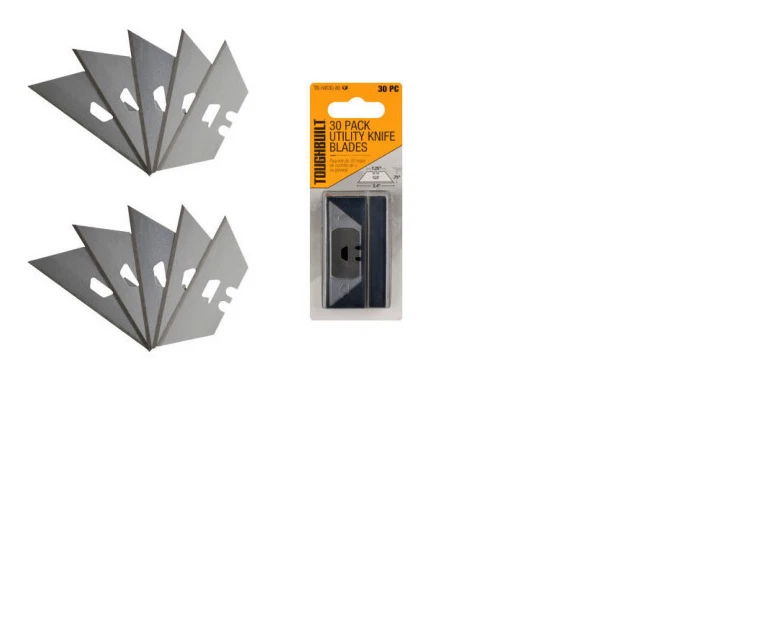 ToughBuilt Utility Knife Blades - 30 Pack TB-H4S30-80 - Image 1 of 1