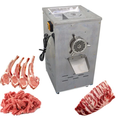 Picadora de carne eléctrica 220 V trituradora de huesos picadora para procesador de alimentación animal 880 lb/h Foto 1 de 4