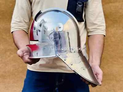 Mittelalterlicher deutscher Schaller SCA LARP Helm Reenactment Kampfhelm - Bild 1 von 4