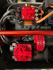 Juego de cubierta de escombros de ventilador de motor y ESC Arrma Kraton o Outcast 8S, calavera castigadora 3D - Imagen 1 de 6