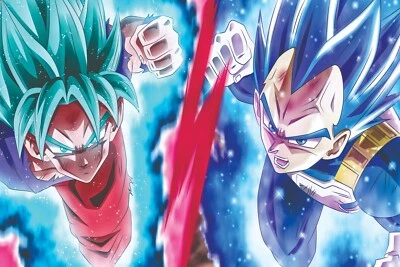 Impresión/póster de anime Dragon Ball Z papel fotográfico satinado o lienzo estirado W87 Foto 1 de 4