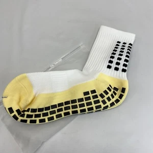 TapeDesign Mens Short Grip Socks Anti-slip Soft Fabric Comfortable Sports L - Picture 1 of 4