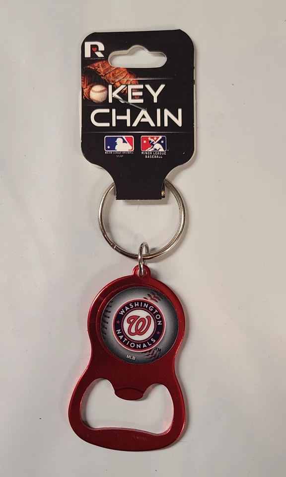MLB Washington Nationals Bottle Opener Key Ring Key Chain  - Image 1 of 1