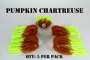 FALDAS PRO-TIE Bajo, cebo giratorio, cebo de pesca Chatterbait falda señuelo. Cantidad: 5 por paquete - Imagen 1 de 4