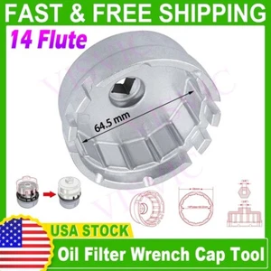 64.5mm Oil Filter Wrench Cap Housing Tool Remover 14 Flutes for TOYOTA Corolla - Picture 1 of 11