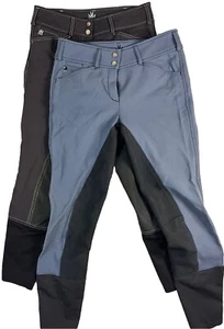 Mastermind Prestige Riding Breeches Womens 26 Schoeller Pant Stretch Lot Flaw - Picture 1 of 24