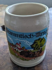 Stammtisch - Krug Beer Mug Stein 5" - Picture 1 of 12