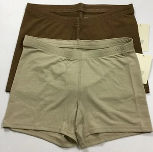 USGI New Balance 2 PACK Women’s Boy Shorts Underwear DRIFIRE Brown Tan Size M - Picture 1 of 6