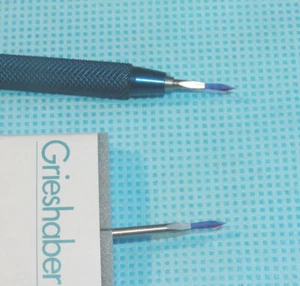 GRIESHABER 685.48 Ophthalmic Ruby Knife retractable - Picture 1 of 3