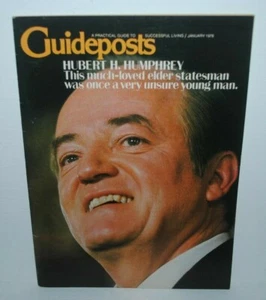 Guideposts magazine, January 1978, Hubert H. Humphrey, NO MAILING LABEL - Picture 1 of 1