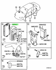 Control Unit, Time & Alarm For: Mitsubishi Lancer Evo 7 8 9 CT9A - Picture 1 of 1
